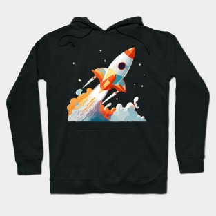 Space Exploration Odyssey - Journey Beyond the Stars Hoodie